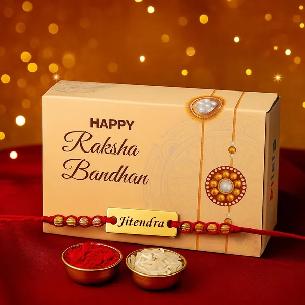 Personalized_Rakhi_With_Gold_Nameplate