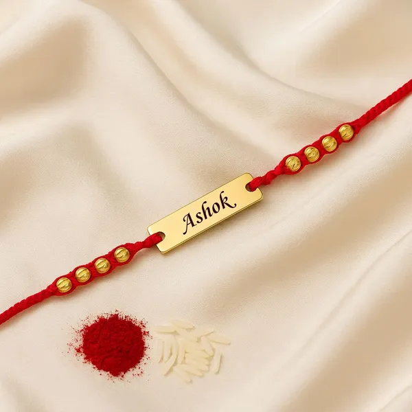 Personalized_Rakhi_With_Gold_Nameplate