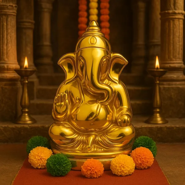Ganesha_Ceramic_Idol
