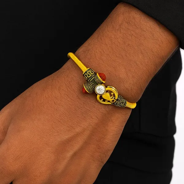 Rudraksha_Trishul_Bracelet