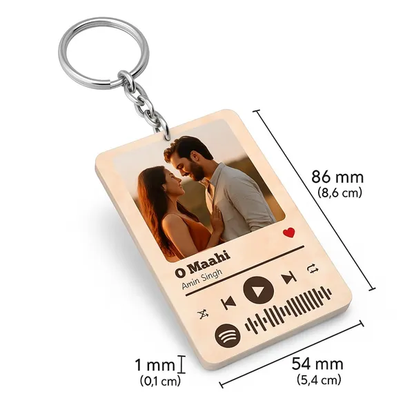 Spotify_Song_Keychain_With_Photo_Card