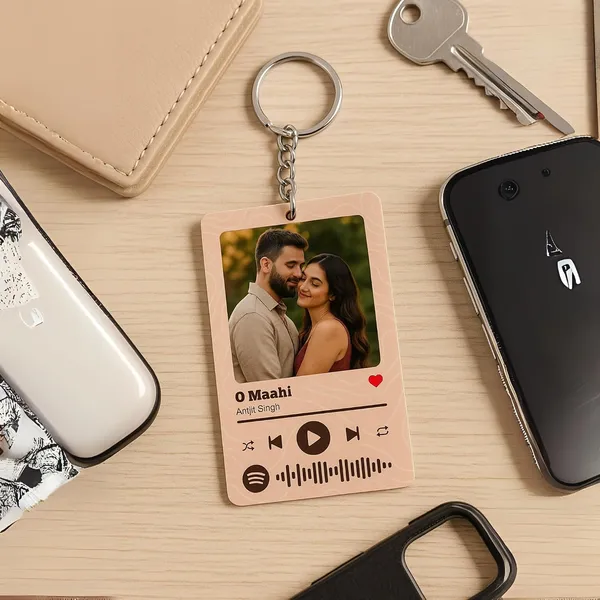 Spotify_Song_Keychain_With_Photo_Card