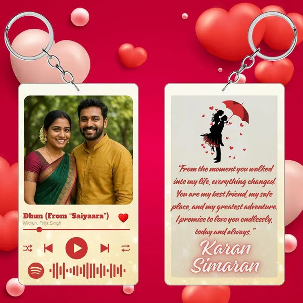 Spotify_Song_Keychain_With_Photo_Card