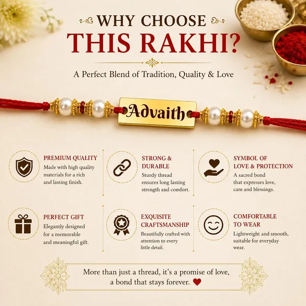 Name_Plate_Rakhi_With_Pearl_Beads
