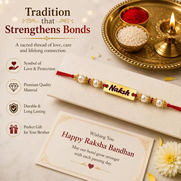 Name_Plate_Rakhi_With_Pearl_Beads