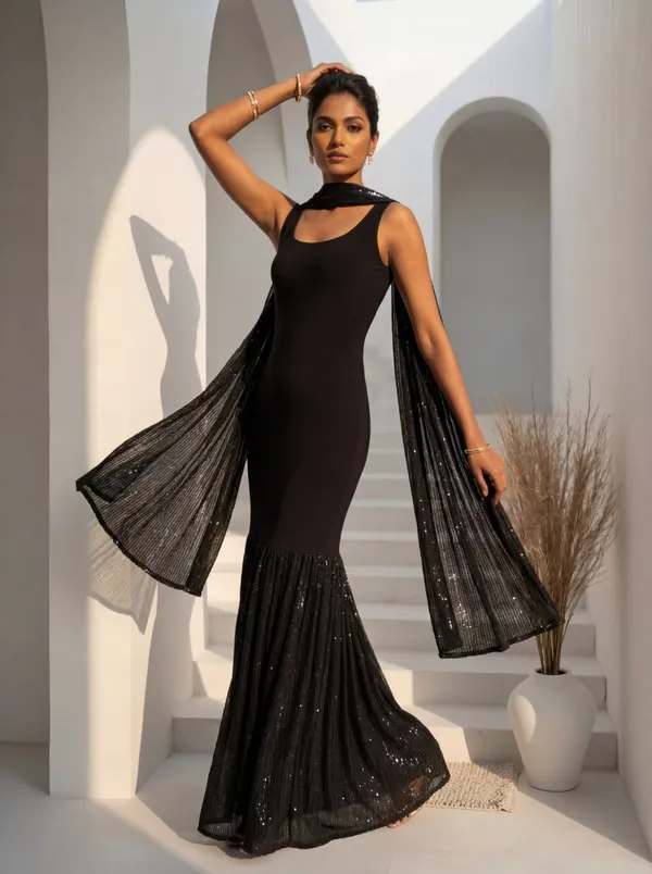 Black_Sequin_Mermaid_Gown_Dress_For_Women