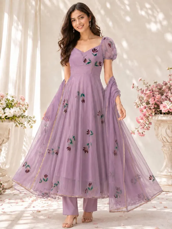 Purple_Printed_Anarkali_Suit_Set_For_Women