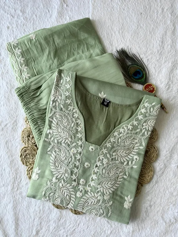 Sage_Green_Embroidered_Kurta_Set_For_Women