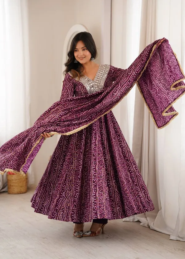 Purple_Printed_Anarkali_Suit_Set_For_Women