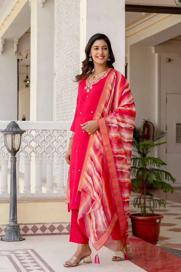 Pink_Embroidered_Straight_Kurta_Set_For_Women