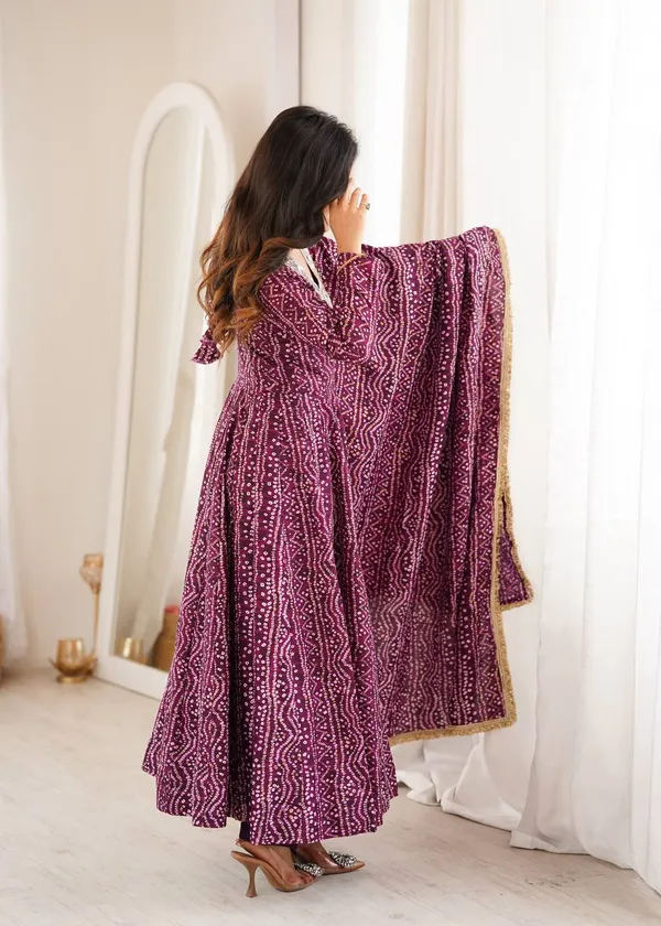 Purple_Printed_Anarkali_Suit_Set_For_Women