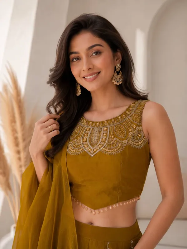 Mustard_Embroidered_Ethnic_Set_For_Women