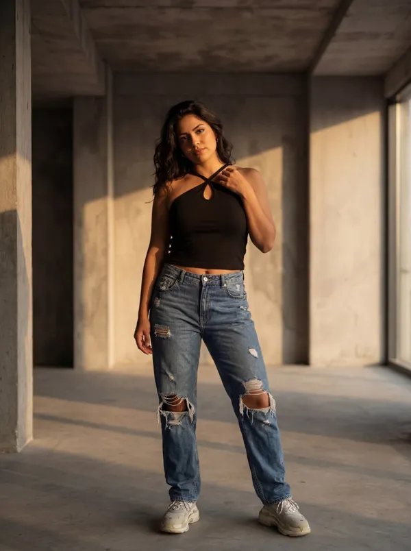 Black_Ribbed_Halter_Crop_Top_For_Women