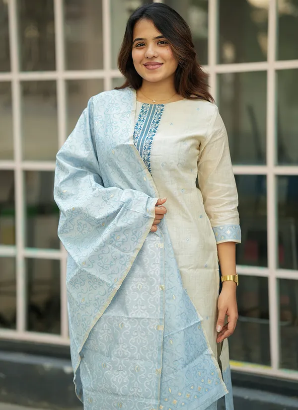 Cream_Straight_Kurta_Set_For_Women