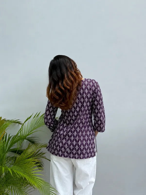 Purple_Printed_Straight_Kurta_For_Women