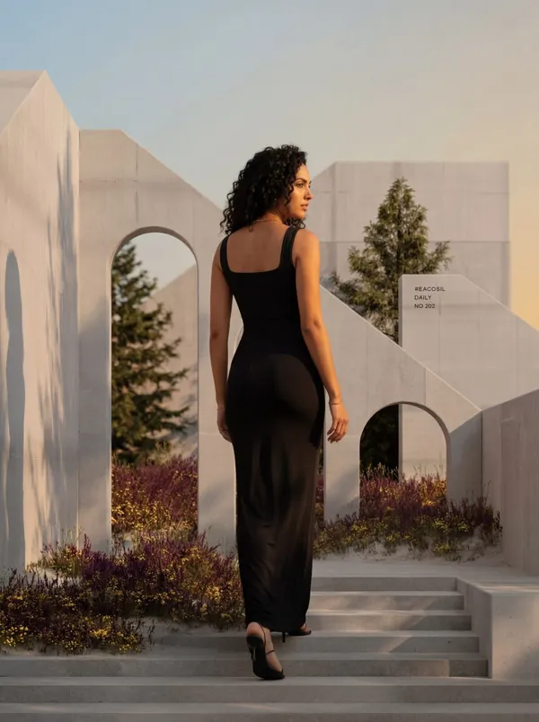 Black_Fitted_Maxi_Dress_For_Women