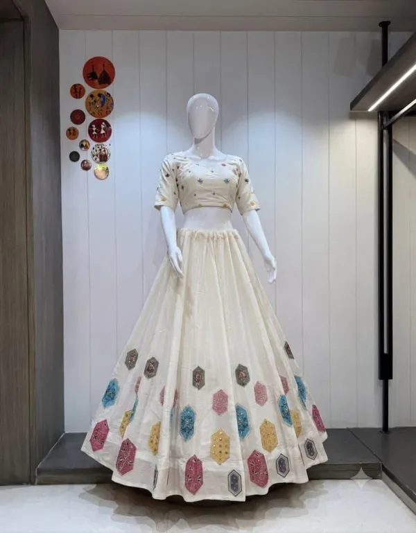 Ivory_Embroidered_Lehenga_Choli_Set_For_Women