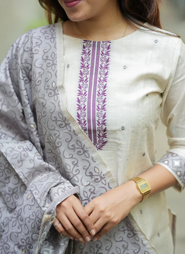 Cream_Ethnic_Straight_Kurta_Set_For_Women