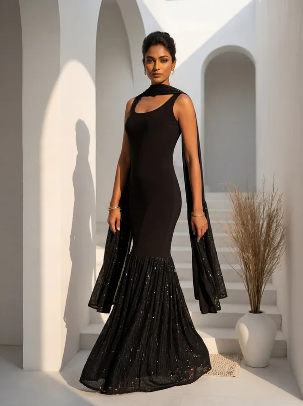 Black_Sequin_Mermaid_Gown_Dress_For_Women
