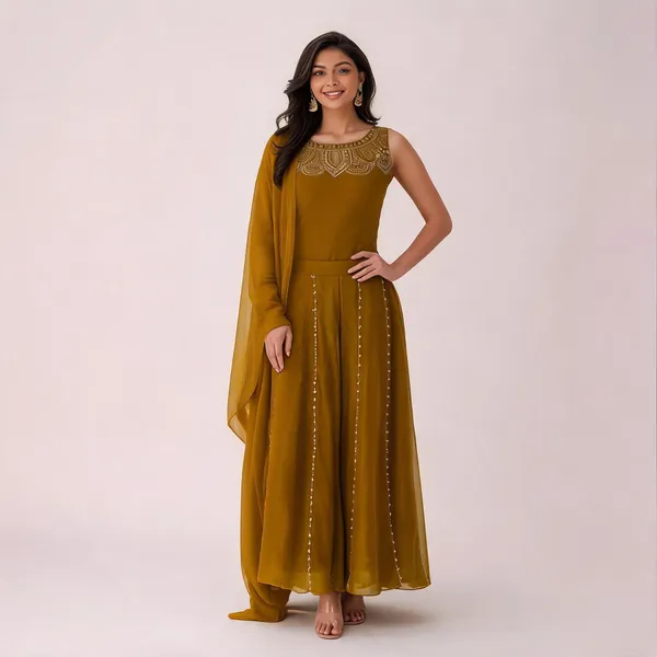 Mustard_Embroidered_Ethnic_Set_For_Women
