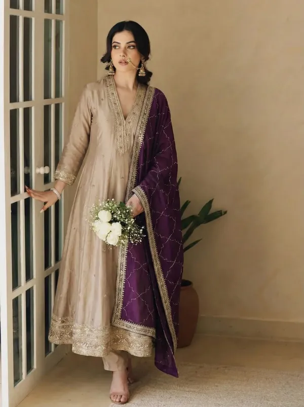 Beige_Embroidered_Straight_Kurta_Set_For_Women