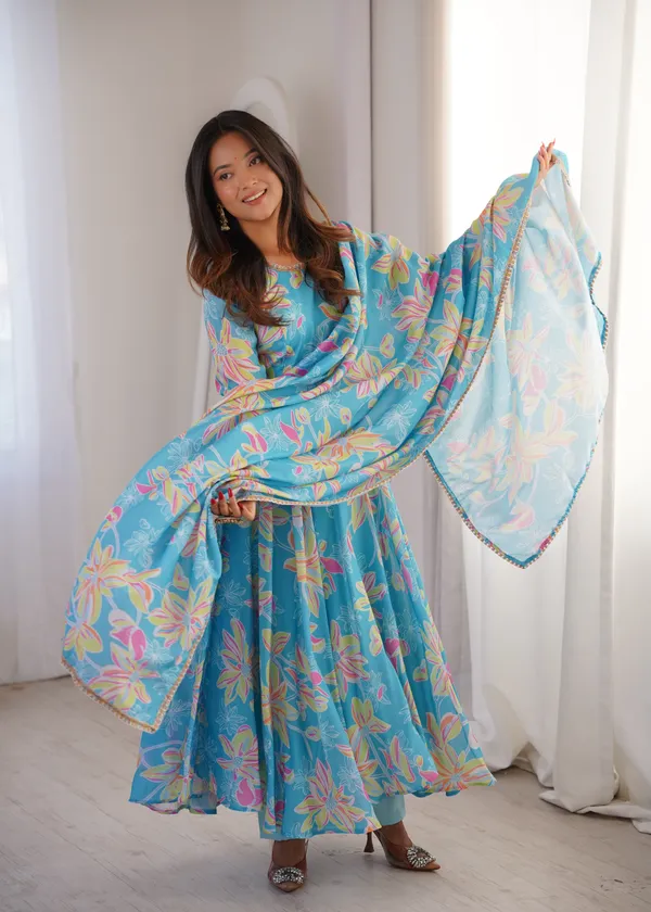 Blue_Floral_Anarkali_Suit_For_Women