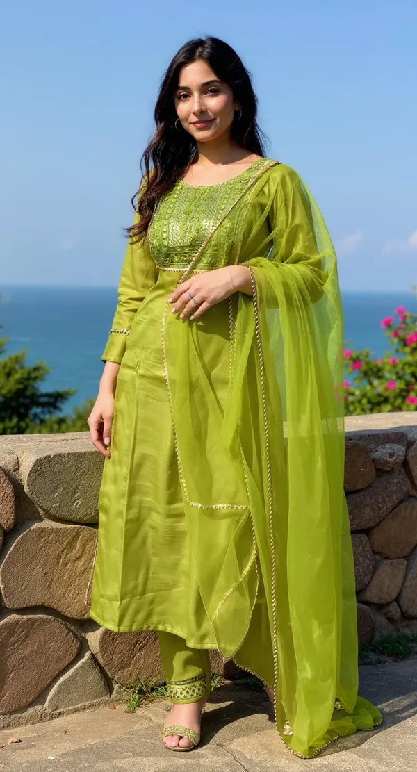 Green_Embroidered_Straight_Kurta_Set_For_Women