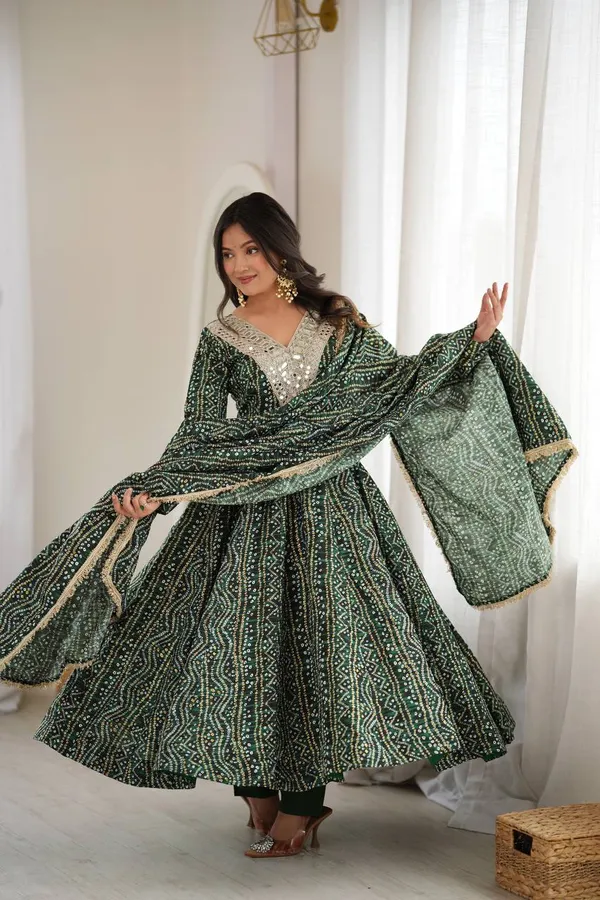 Green_Printed_Sharara_Set_For_Women