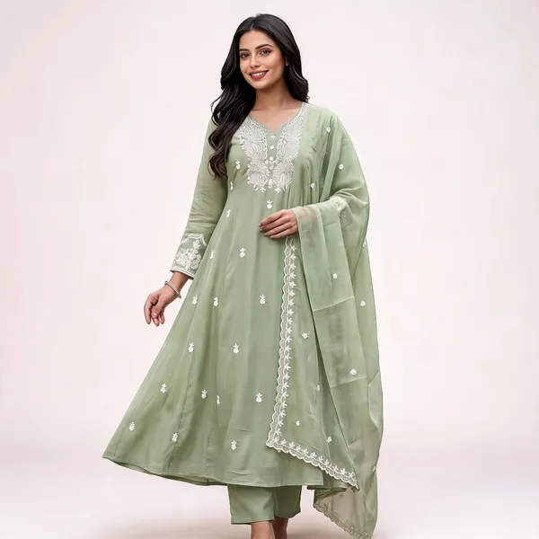 Sage_Green_Embroidered_Kurta_Set_For_Women