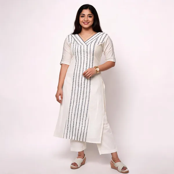 White_Printed_Straight_Kurta_Set_For_Women