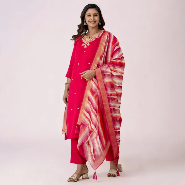 Pink_Embroidered_Straight_Kurta_Set_For_Women