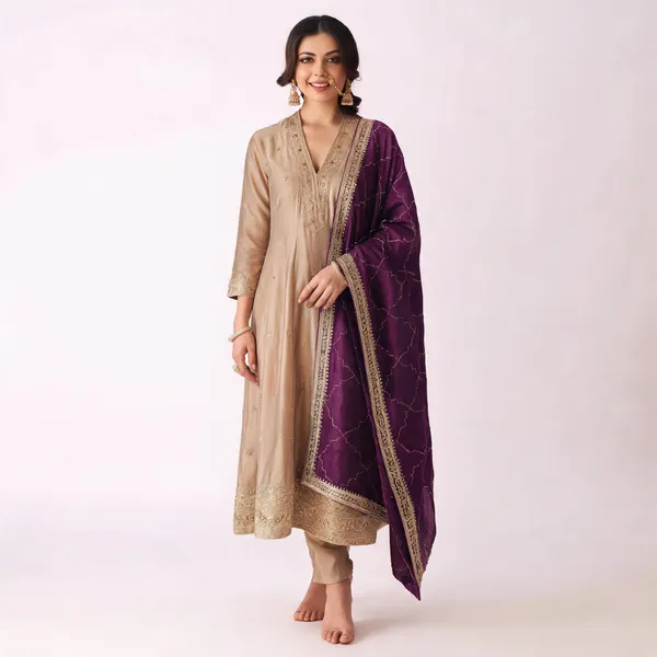 Beige_Embroidered_Straight_Kurta_Set_For_Women