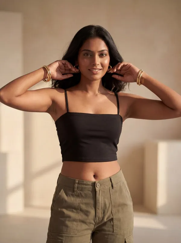 Black_Cropped_Camisole_Top_For_Women