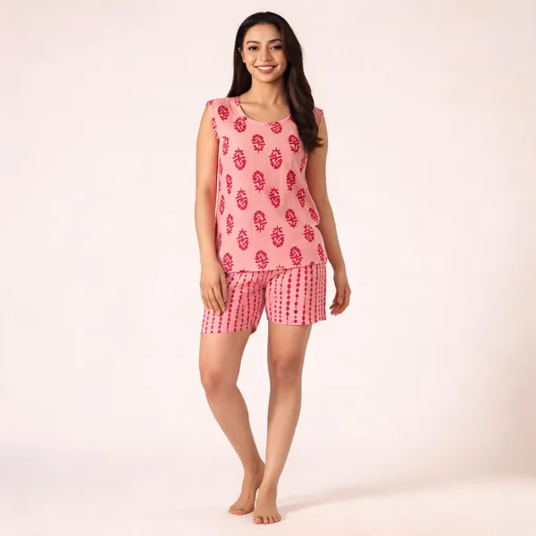 Pink_Printed_Relaxed_Fit_Sleepwear_Set_For_Women