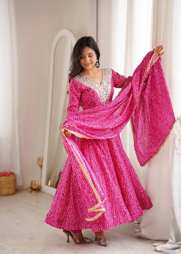 Pink_Printed_Anarkali_Suit_Set_For_Women