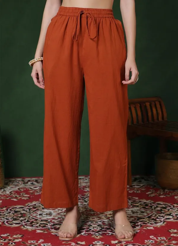 Rust_Anarkali_Kurta_Set_For_Women