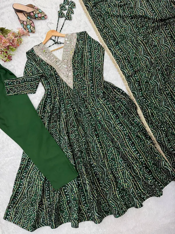 Green_Printed_Sharara_Set_For_Women