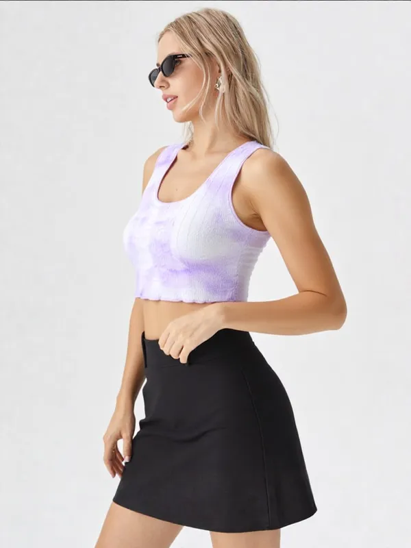 Lavender_Knit_Sleeveless_Crop_Top_For_Women