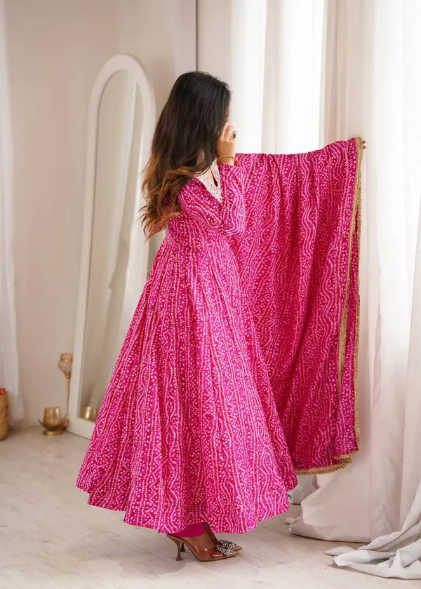Pink_Printed_Anarkali_Suit_Set_For_Women
