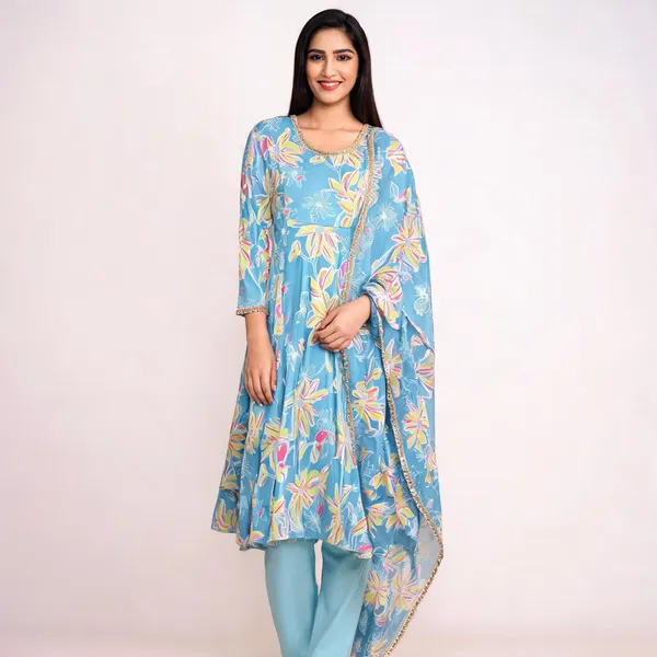 Blue_Floral_Anarkali_Suit_For_Women