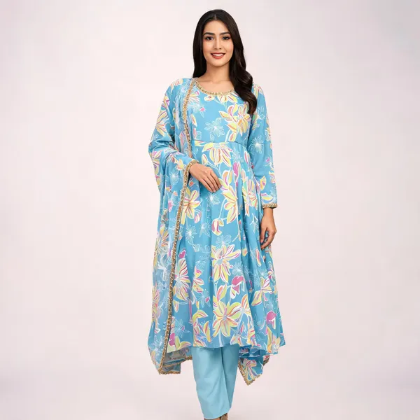 Blue_Floral_Anarkali_Suit_For_Women