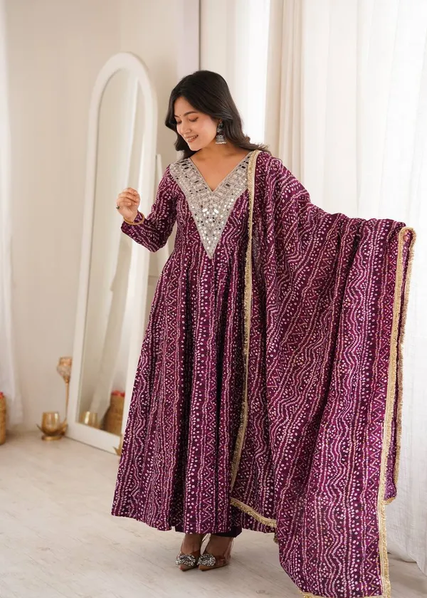 Purple_Printed_Anarkali_Suit_Set_For_Women