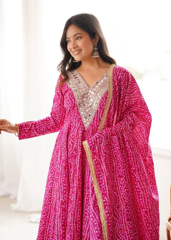 Pink_Printed_Anarkali_Suit_Set_For_Women