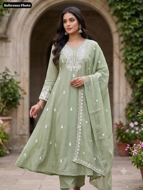 Sage_Green_Embroidered_Kurta_Set_For_Women