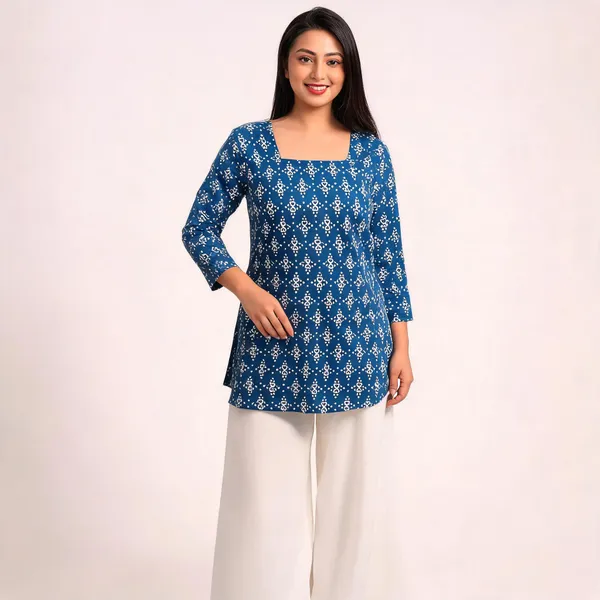 Blue_Printed_Straight_Kurta_For_Women