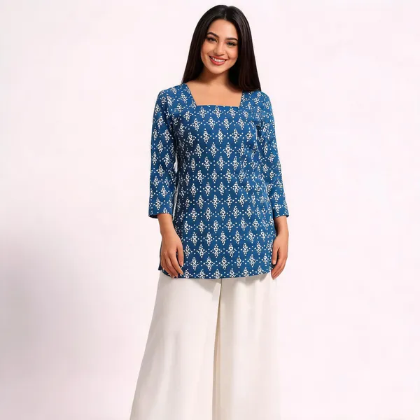 Blue_Printed_Straight_Kurta_For_Women