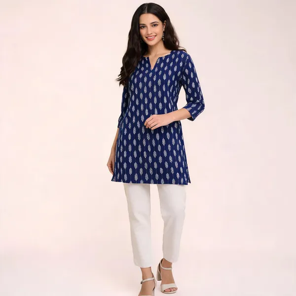 Navy_Blue_Printed_Straight_Kurta_For_Women