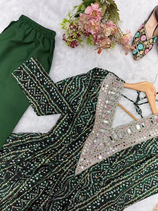Green_Printed_Sharara_Set_For_Women