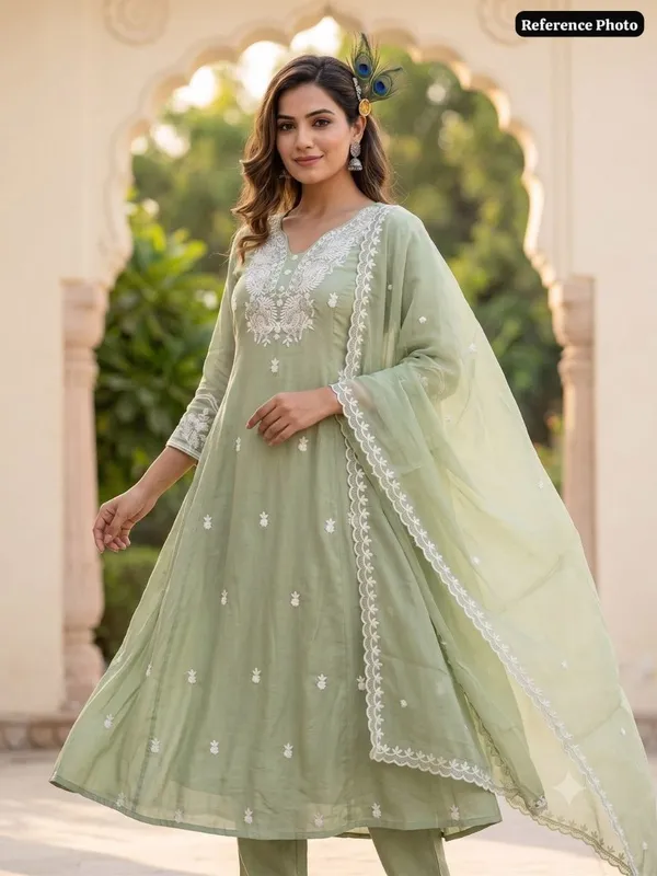 Sage_Green_Embroidered_Kurta_Set_For_Women