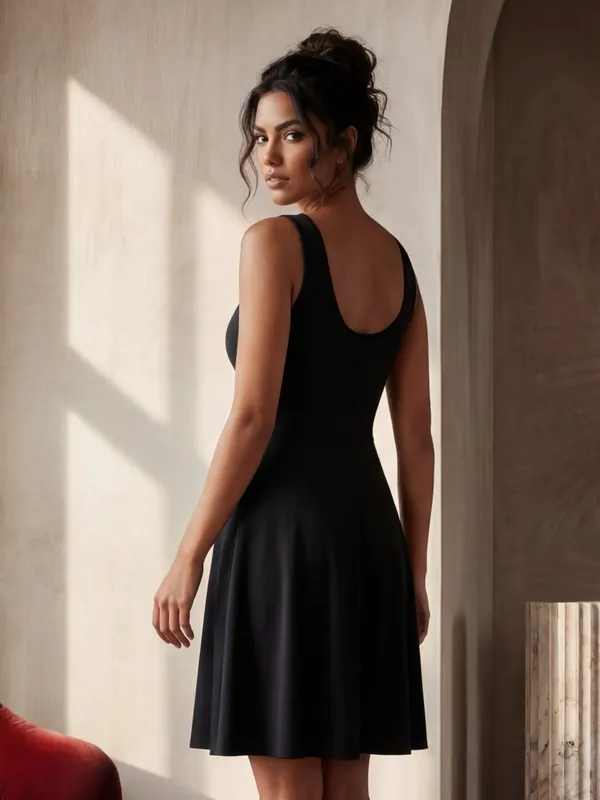 Black_Fit_And_Flare_Dress_For_Women